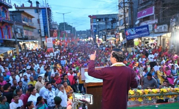 Tripura BJP holds protest meetings to counter Opposition